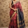 Multidye Bandhani Bhagalpuri Linen Saree
