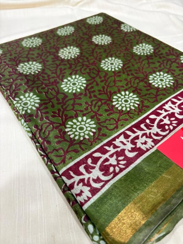 Flacture musturise silk saree